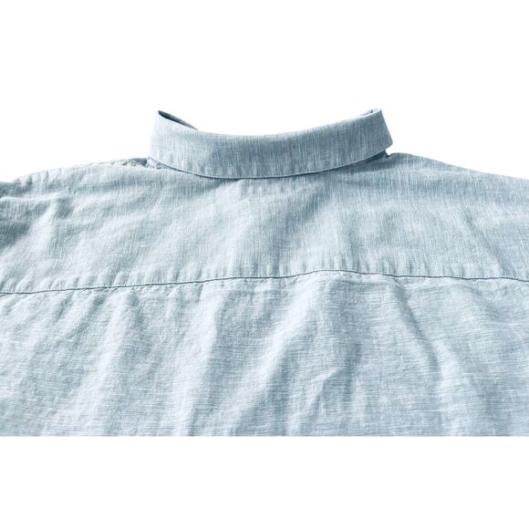 MARC ANTHONY LUXURY LONG SLV, BUTTON-UP SHIRT, MENS, XL SLIM FIT, HEATHER BLUE - Picture 5 of 12